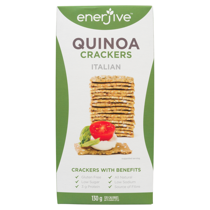 Quinoa Crackers - Italian