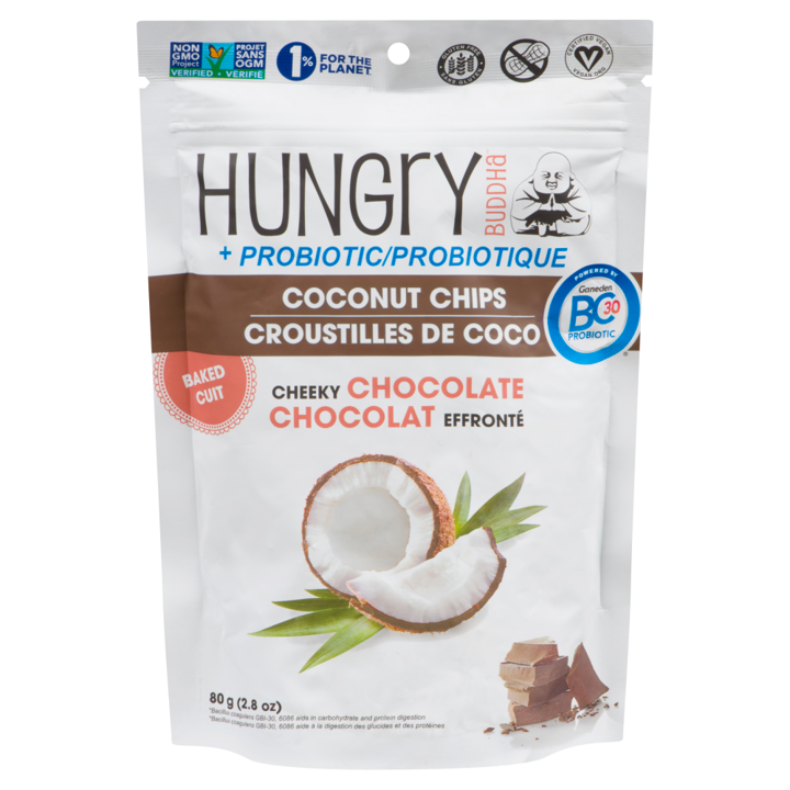 Coconut Chips +Probiotic - Cheeky Chocolate