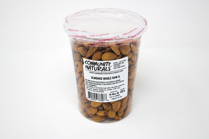 Raw Whole Almonds - 1 L Container