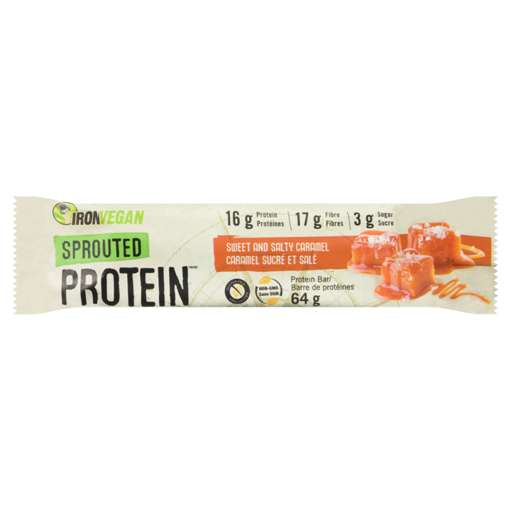 Sprouted Protein Bar - Sweet and Salty Caramel