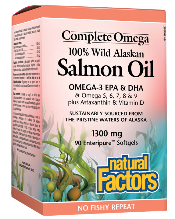 Wild Alaskan Salmon Oil - 1,300 mg