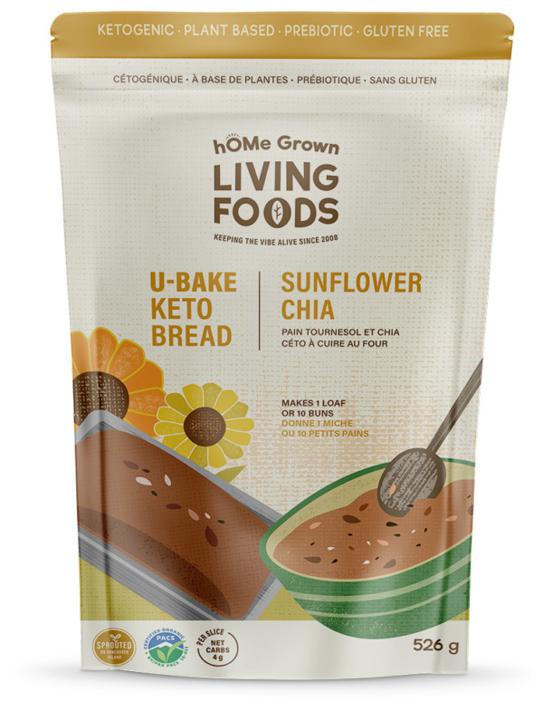 U-Bake Keto Bread - Sunflower Chia