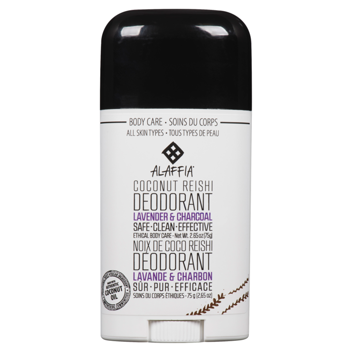 Coconut Reishi Deodorant - Lavender &amp; Charcoal