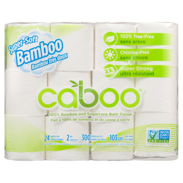 Bamboo and Sugarcane Bath Tissue