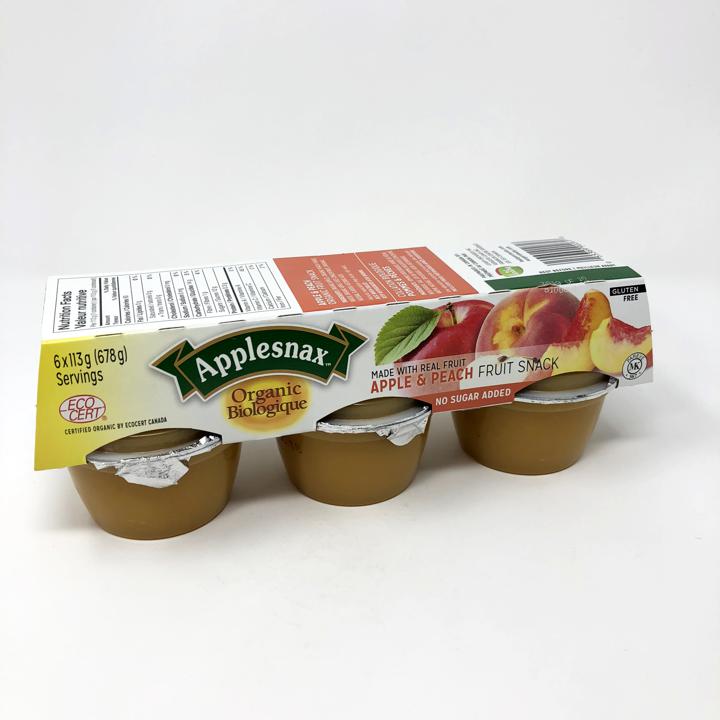 Applesauce Cups - Apple Peach Sauce