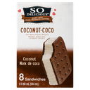 Coconut Milk Non-Dairy Frozen Dessert Sandwiches - Coconut