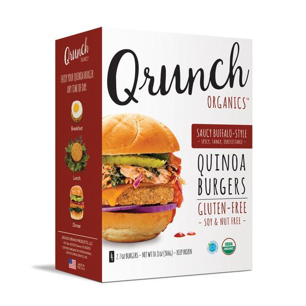 Quinoa Burgers - Saucy Buffalo Style