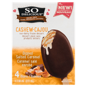 Cashew Non-Dairy Frozen Dessert Bars - Dipped Salted Caramel