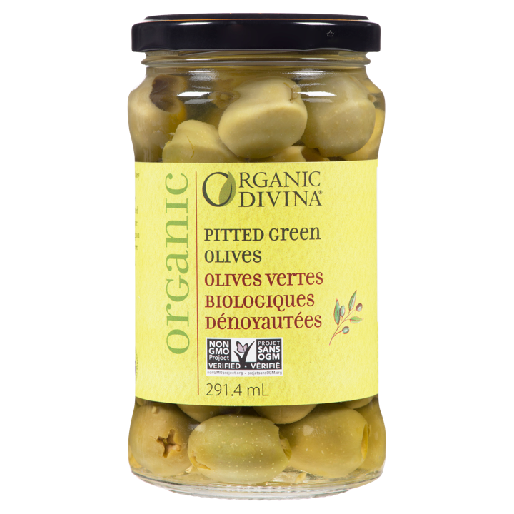 Organic Pitted Green Olives