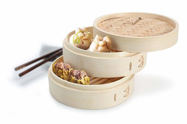 2-Tier Bamboo Steamer