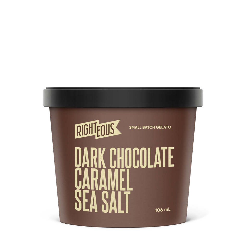 Gelato - Dark Chocolate Caramel Sea Salt