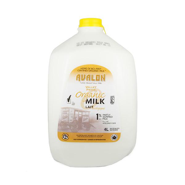 Organic Milk 1% Partly Skimmed Milk