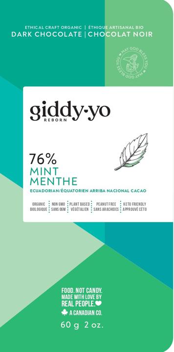 Chocolate Bar - Mint 76%