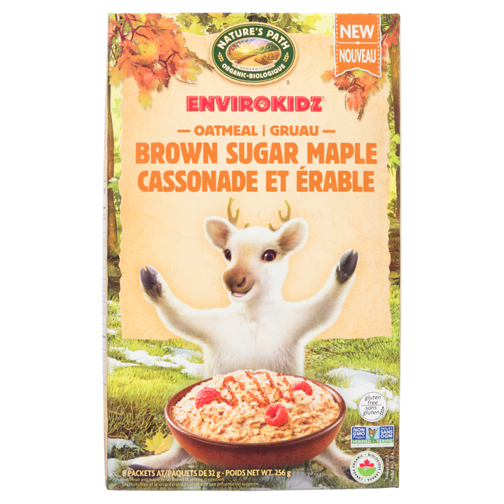 Envirokidz Instant Oatmeal - Brown Sugar Maple