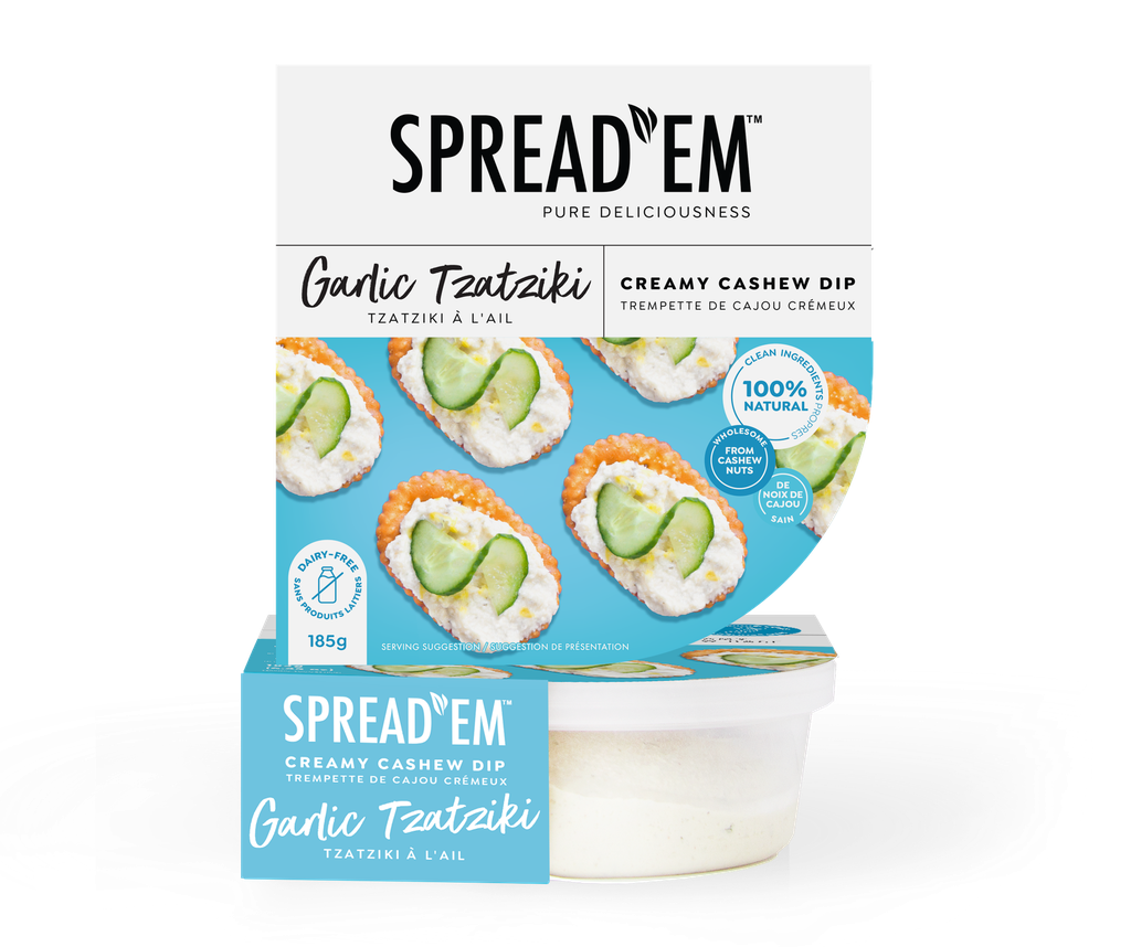 Garlic Tzatziki Cashew Dip/Spread