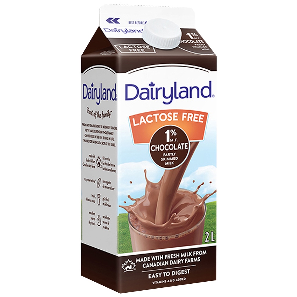 Lactose Free 1% Partly Skimmed Milk - Chocolate