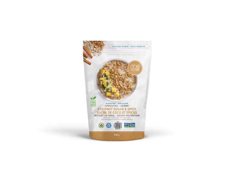 Sprouted Coconut Sugar and Spice Instant Oatmeal