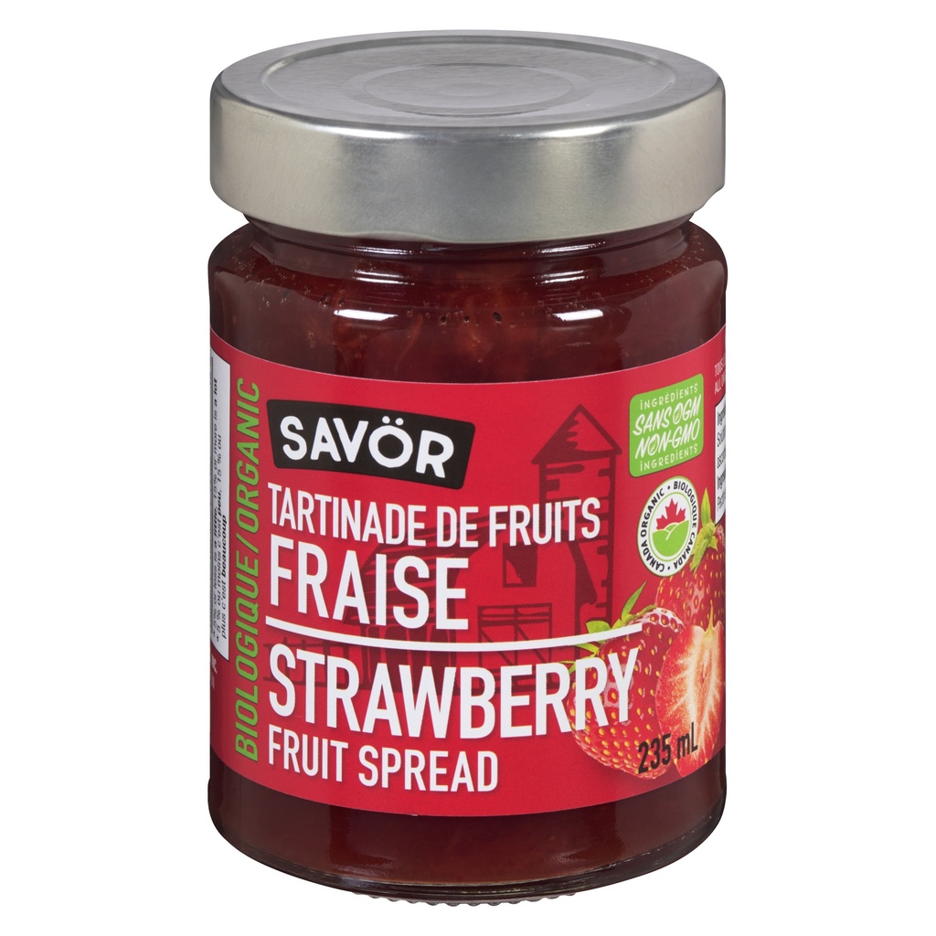 Organic Strawberry Fruit Spread