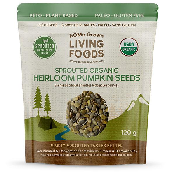 Sprouted Heirloom Pumpkin Seeds