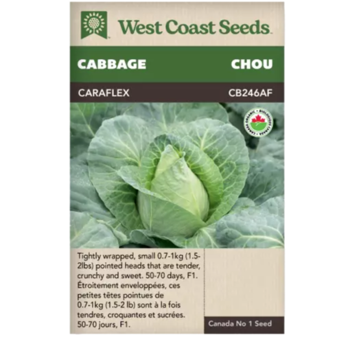 Seeds - Caraflex Cabbage Certified Organic