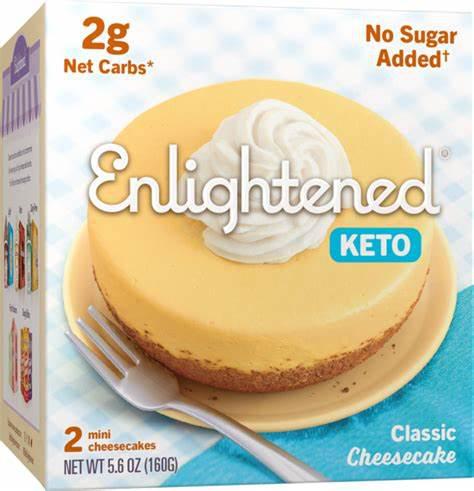 Mini Keto Classic Cheesecakes