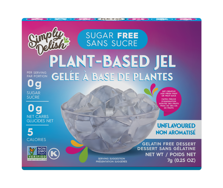 Unflavored Vegan Jelly Dessert