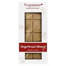 Vegan White Chocolate Bar - Gingerbread Almond