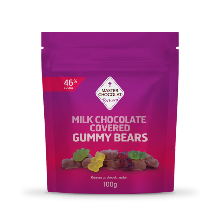 Milk Chocolate Covered Gummy Bears