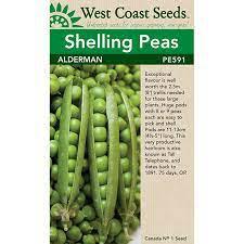 Seeds - Alderman (Tall Telephone) Shelling pea