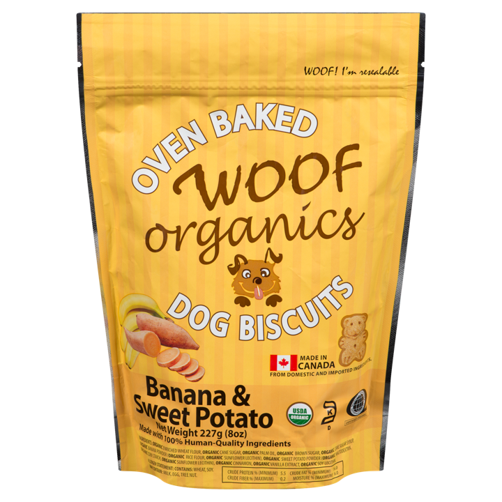 Dog Biscuits - Banana &amp; Sweet Potato