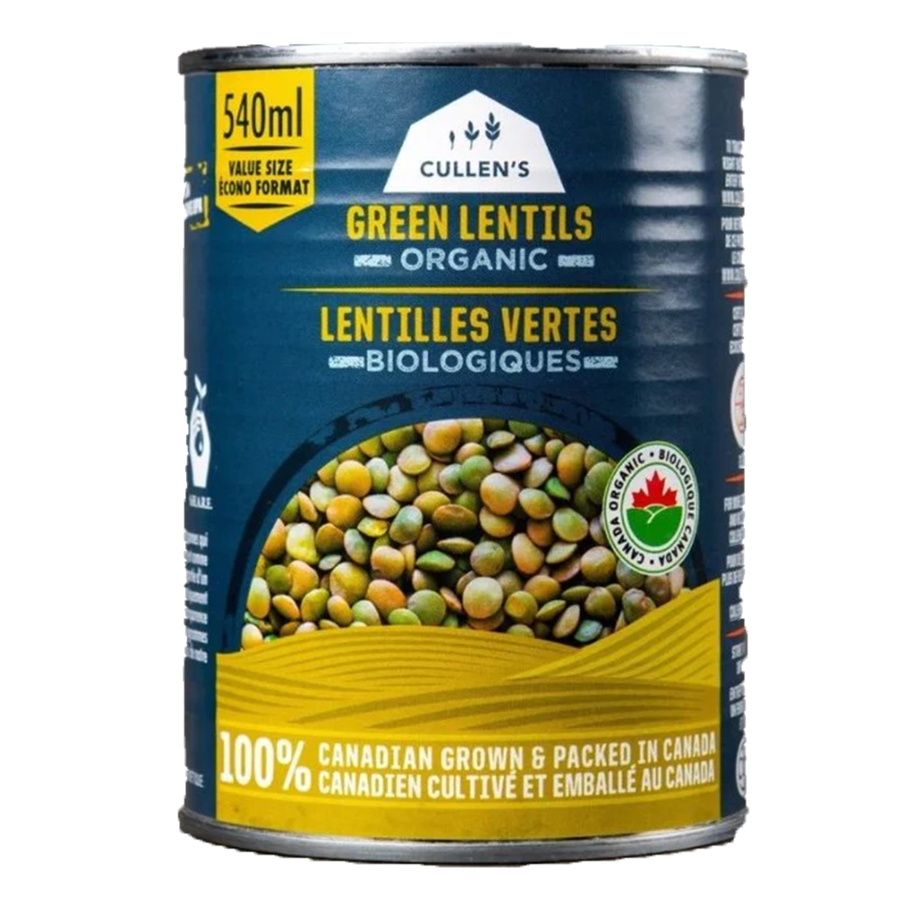 Canned Green Lentils