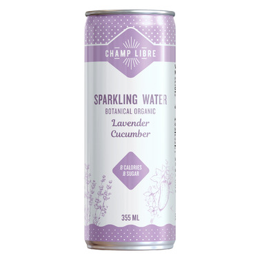 Lavender and Cucumber Sparkling Botanical Water