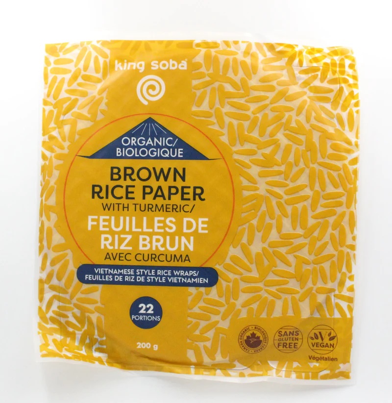 Brown Rice Paper with Turmeric