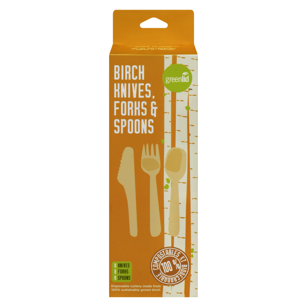 Sustainable Birch Cutlery Mix