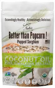 Coconut Oil Pink Himalayan Salt Popped Sorghum