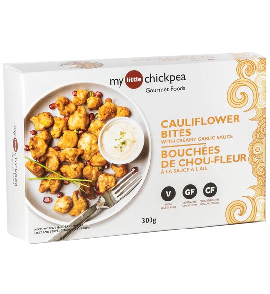 Cauliflower Bites With Garlic Sauce