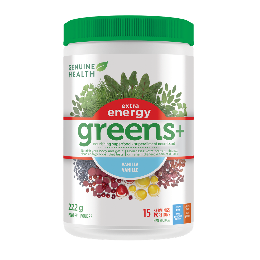 Greens+ Extra Energy Natural Vanilla