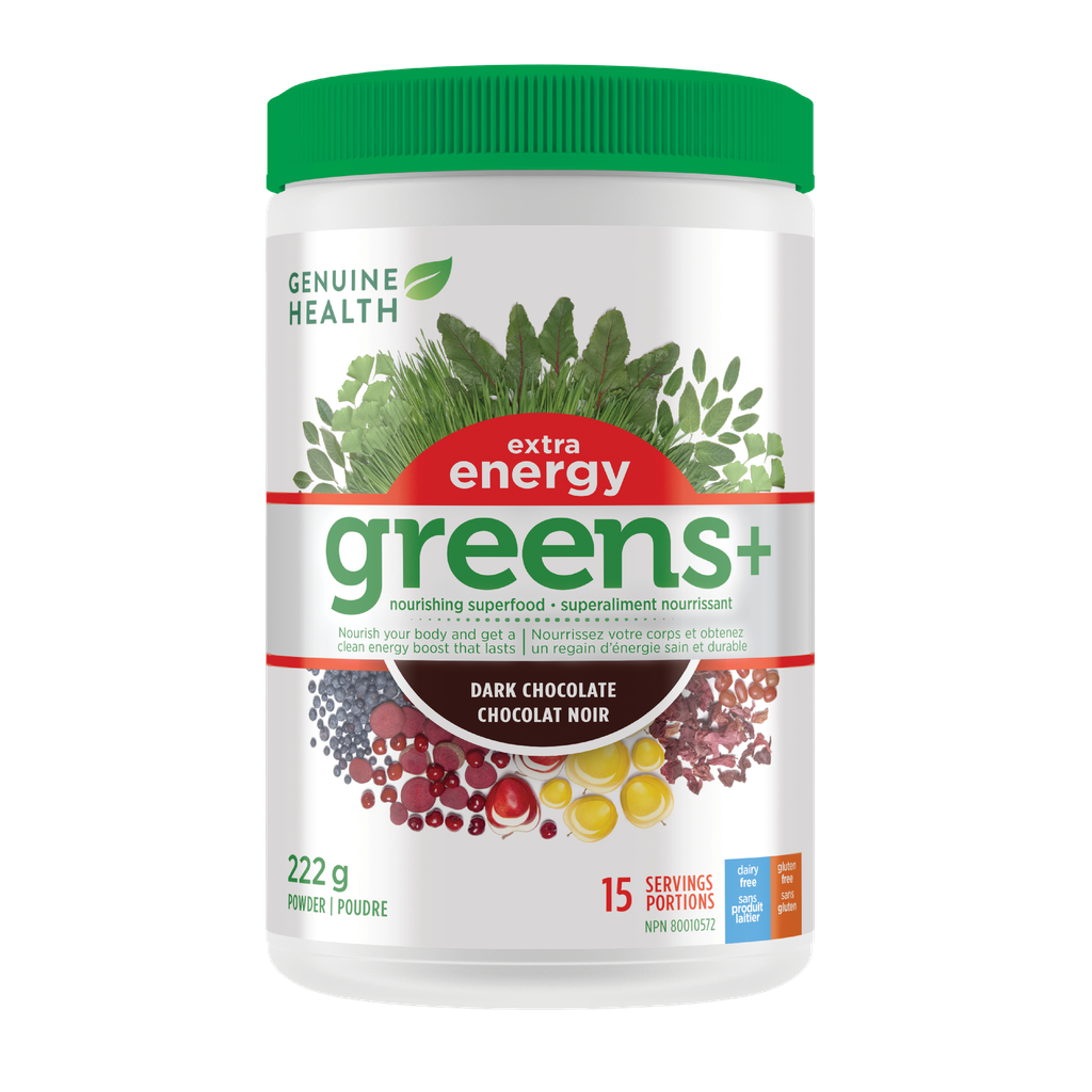 Greens+ Extra Energy Dark Chocolate