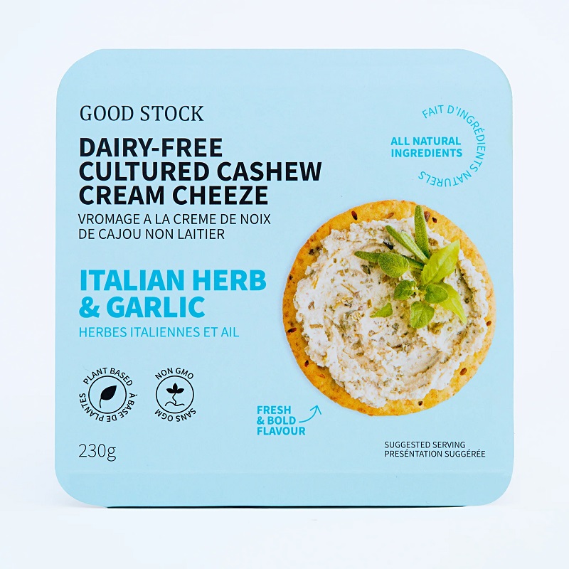 Italian Herb and Garlic Cashew Cream Cheeze