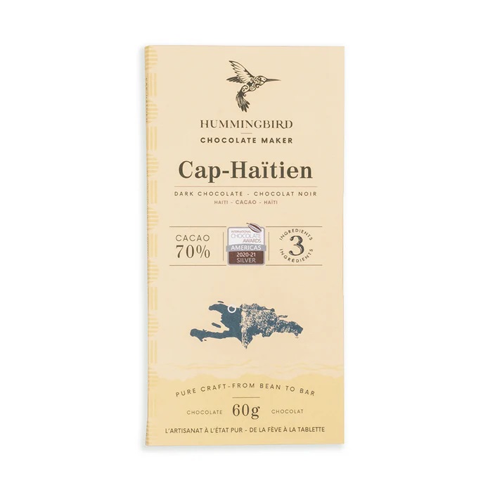 Single Origin Cap Haitien 70% Dark Chocolate Bar