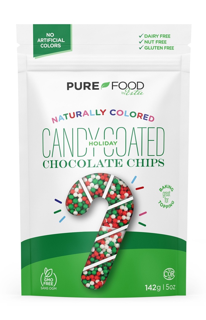 Mini Candy Coated Holiday Choc Chips