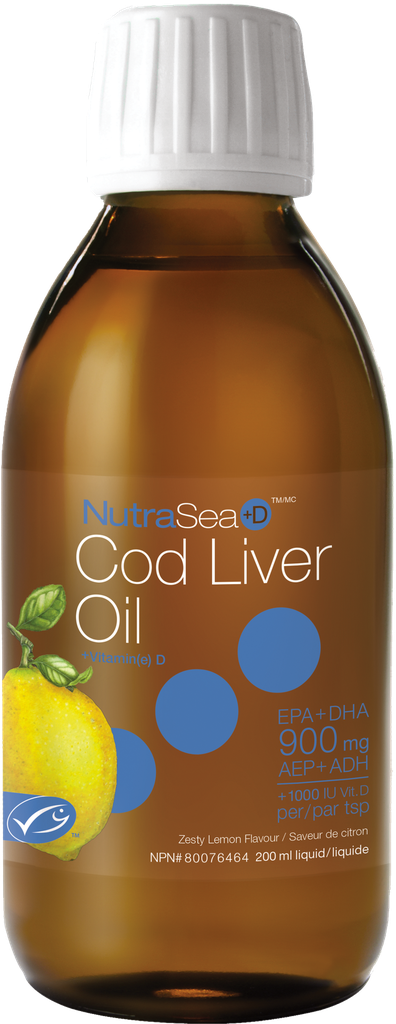 NutraSea Cod Liver Oil Lemon