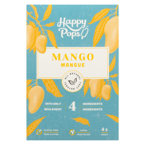 All Natural Mango Ice Pops