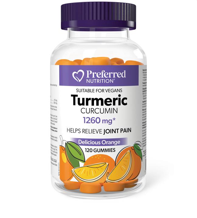 Turmeric Curcumin Vegan Gummies Delicious Orange