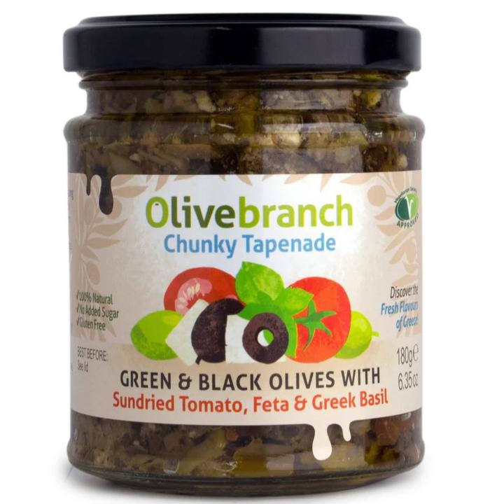 Olive Tapenade with Tomato Feta and Basil