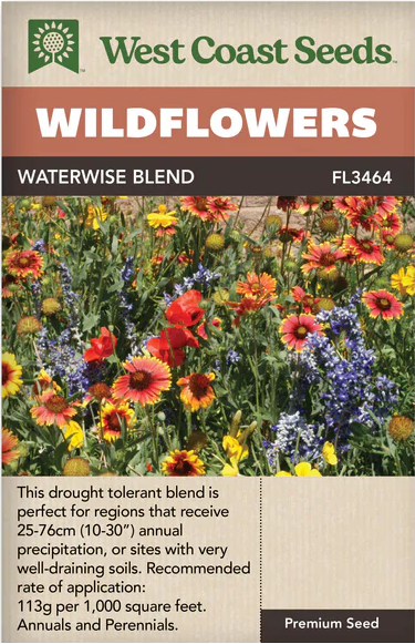 Seeds - Wildflowers, Waterwise Blend