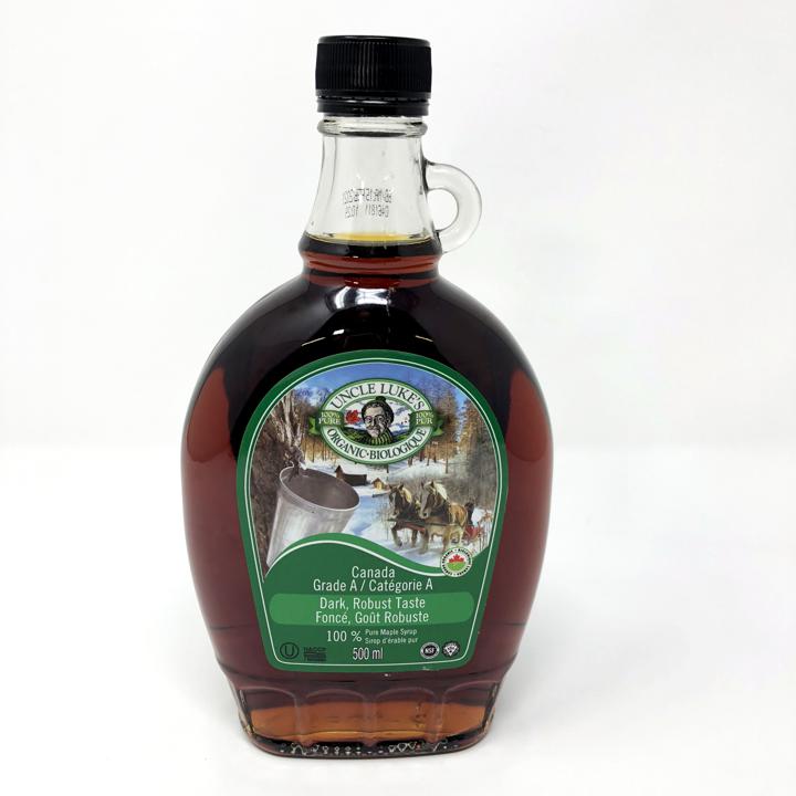 Organic Maple Syrup Grade A Dark Robust Taste