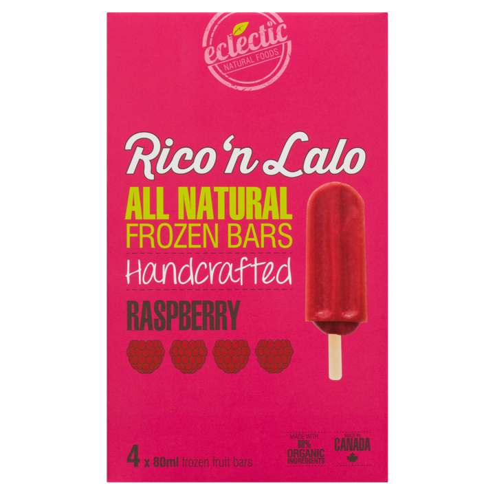 All Natural Frozen Bars - Raspberry