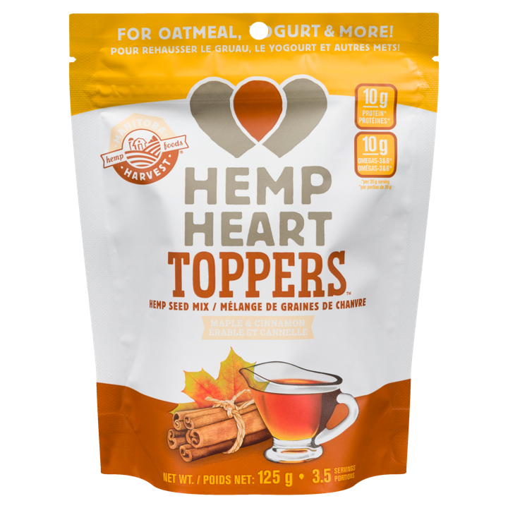 Hemp Heart Toppers - Maple &amp; Cinnamon